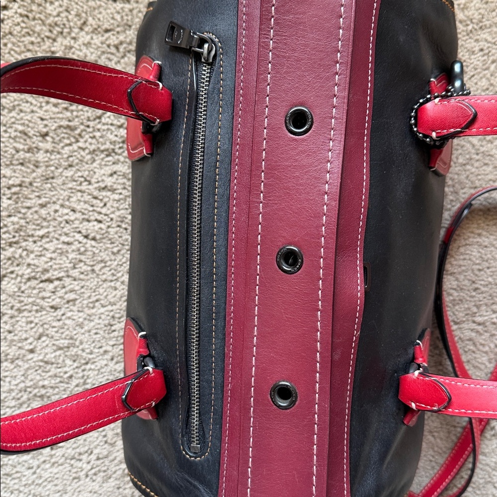 Coach | Badlands Satchel In Colorblock - Picture 3 of 5